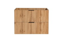 COMAD - Skříňka pod umyvadlo 80cm 2 zásuvkyADEL OAK  (5907611654804)