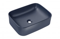 COMAD - Umyvadlo na desku KAMA 50, tmavě modrá (5907611655276)