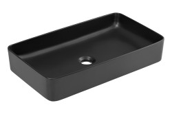 COMAD - Umyvadlo na desku SLIM 60 BLACK (5907441298667)