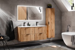 COMAD - Vysoká skříňka 1 dvířka ADEL OAK (5907611654781)