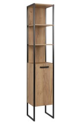 COMAD - Vysoká skříňka 1 dvířka BROOKLIN (5907611648179)