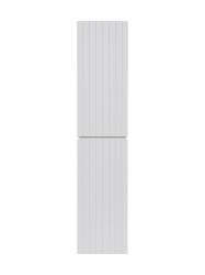 COMAD - Vysoká skříňka 2 dvířka ICONIC WHITE (5907611654965)