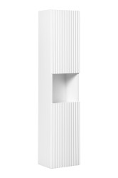 COMAD - Vysoká skříňka 2 dvířka NOVA WHITE (5907611663424)
