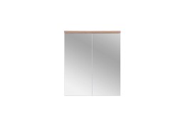 COMAD - Zrcadlová skříňka 60cm 2 dvířka BALI bílá (5907611647523)
