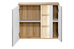 COMAD - Zrcadlová skříňka 80cm 2 dvířka BAHAMA WHITE (5907611648384)