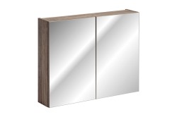 COMAD - Zrcadlová skříňka 80cm 2 dvířka SANTA FE OAK (5907611652466)
