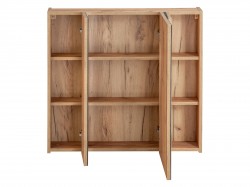COMAD - Zrcadlová skříňka 80cm 3 dvířka DUB CAPRI (5907611647851)