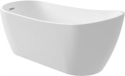 DEANTE - Arnika bílá Akrylátová vana, volně stojící,  oval -150 cm (KDA_015W)