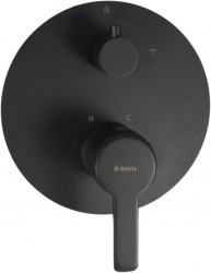 DEANTE - Arnika černá - Sprchová baterie, podomítková, se sprchovým spínačem (BQA_N44P)