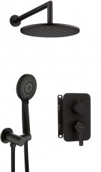 DEANTE - Arnika černá - Sprchový set pod omítku, s baterií BOX (BXYZNQAM)