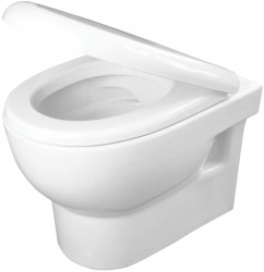 DEANTE - Avis bílá - Záchodová mísa, se sedátkem, bez okraje (CDAD6ZPW)