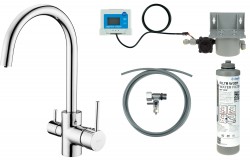 DEANTE - Baterie kuchyňská chrom, se sadou pro filtraci vody; (BCHF064M)