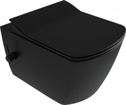 DEANTE - Blur nástěnná WC mísa, s funkcí bidetu - s pákovou baterií, (CDZ_NWPW)