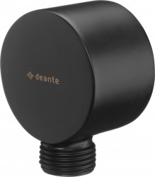DEANTE - Cascada černá - Úhlová hadicová spojka, kulatá (NAC_N54K)