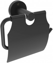 DEANTE - Černý držák toaletního papíru Jasmin - nástěnný (ADJ_N221)