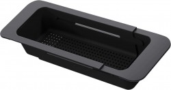 DEANTE - Černý rozšiřitelný koš, pro dřez, (ZZB_N00L)