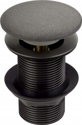 DEANTE - Click-Clack antracit kovová zátka pro umyvadlo - granit (NHC_T12A)