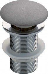 DEANTE - Click-Clack kovově šedá zátka pro umyvadlo - granit (NHC_S12A)