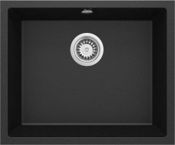 DEANTE - Corda grafit metalic - Granitový dřez pod desku - spodní montáž (ZQA_G10C)