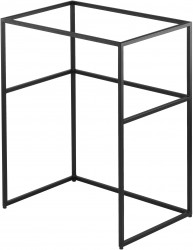 DEANTE - Correo černá - Stojatá koupelnová konzola, modulární - 60x40 cm (CKC_N60A)