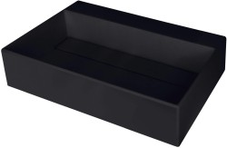 DEANTE - Correo nero Granitové umyvadlo na desku, s krycí deskou (CQR_NU6M)