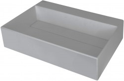 DEANTE - Correo šedá Granitové umyvadlo na desku, s krycí deskou (CQR_SU6M)