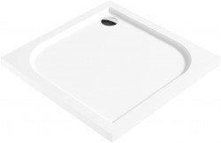 DEANTE - Cubic bílá - Akrylátová sprchová vanička, čtvercová, 80x80 cm (KTK_042B)