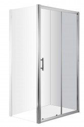 DEANTE - Cynia chrom - Sprchové dveře, zapuštěné, 120 cm - posuvné (KTC_012P)