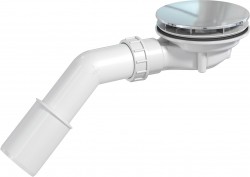 DEANTE - Easy-clean chromový sifon k vaničce, čištěný shora; (NHC_029D)