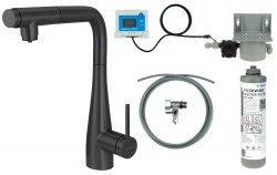 DEANTE - Eridan 1500 baterie kuchyňská, se sadou pro filtraci vody, s vytahovací hubicí; (BREFN75M)