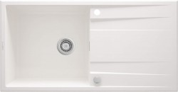DEANTE - Eridan alabaster - Granitový dřez s odkapávačem (ZQE_A713)