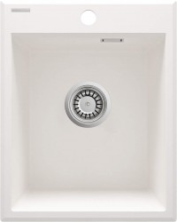 DEANTE - Eridan alabaster - Granitový dřez (ZQE_A104)