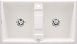 DEANTE - Eridan alabaster - Granitový dvoudřez (ZQE_A203)