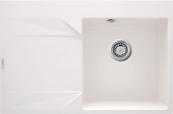 DEANTE - Evora alabastrový granitový dřez, 1-bowl s odkapávací plochou - vlevo (ZQJ_A11L)
