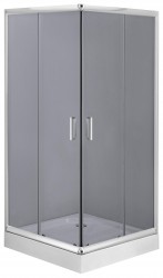 DEANTE - Funkia chrom - Sprchový kout, čtvercový, 80x80 cm (KYC_442K)