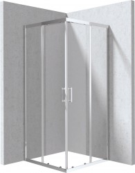 DEANTE - Funkia Evo čtvercový sprchový kout, čtvercový, 80x80 cm, (KYC_0088P)