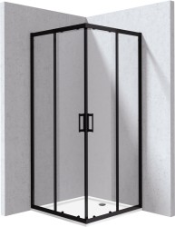 DEANTE - Funkia Evo čtvercový sprchový kout s vaničkou, čtvercový, 80x80 cm (KYCPN088P)