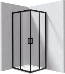 DEANTE - Funkia Evo obdélníkový sprchový kout s vaničkou, obdélníkový, 80x90 cm (KYCPN089P)