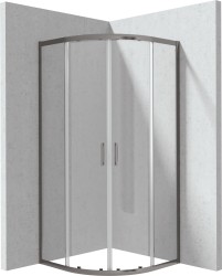 DEANTE - Funkia Evo půlkulatý sprchový kout, půlkulatý, 90x90 cm, (KYP_D099P)