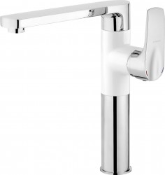 DEANTE - Gardenia chrom, bílá Kuchyňská baterie (BEG_W630)