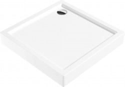 DEANTE - Jasmin bílá - Akrylátová sprchová vanička, čtvercová, 80 cm (KGJ_042B)
