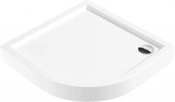 DEANTE - Jasmin plus bílá - Akrylátová sprchová vanička, půlkulatá, 90 cm (KTJ_053B)