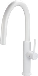 DEANTE - Kuchyňská baterie Evora, bílá (BQJ_A62M)