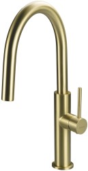 DEANTE - Kuchyňská baterie Evora, broušené zlato (BQJ_R62M)