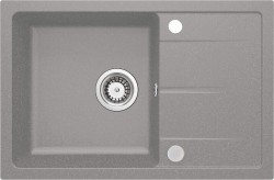 DEANTE - Leda sandy - Granitový dřez s odkapávačem (ZRD_S113)