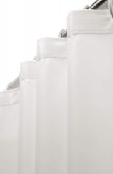 DEANTE - Lehnen bílá - Sprchový závěs, univerzální, 180 cm - 12 ok (NIL_AZ18)