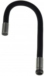 DEANTE - Luno černá hubice, pro kuchyňské baterie, Luno - elastická (ABA_B72W)