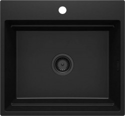 DEANTE - Magnetic černá - Granitový dřez, jednokomorový (ZRM_N10A)