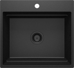 DEANTE - Magnetic grafitová- Granitový dřez, jednokomorový (ZRM_G10A)