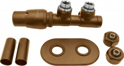 DEANTE - Matte brown ventil termostatický, pro koupelnové topení - levý; (AGI_CZL1)